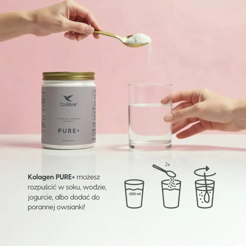 Kolagen Collibre PURE+ z Witaminą C - proszek 333,1g - obrazek 3